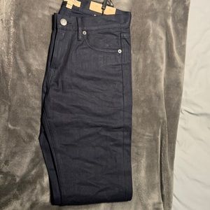 Burberry London waxed jeans